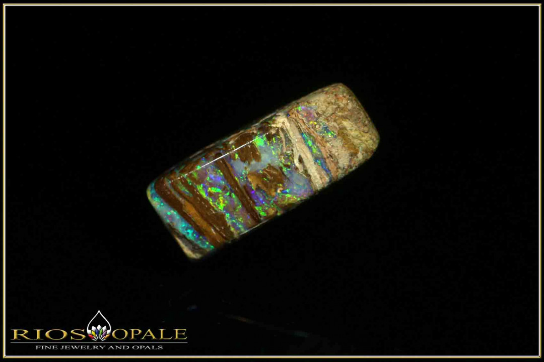 Jundah opalisiertes Holz Pipe Boulder Opal - 7,78ct